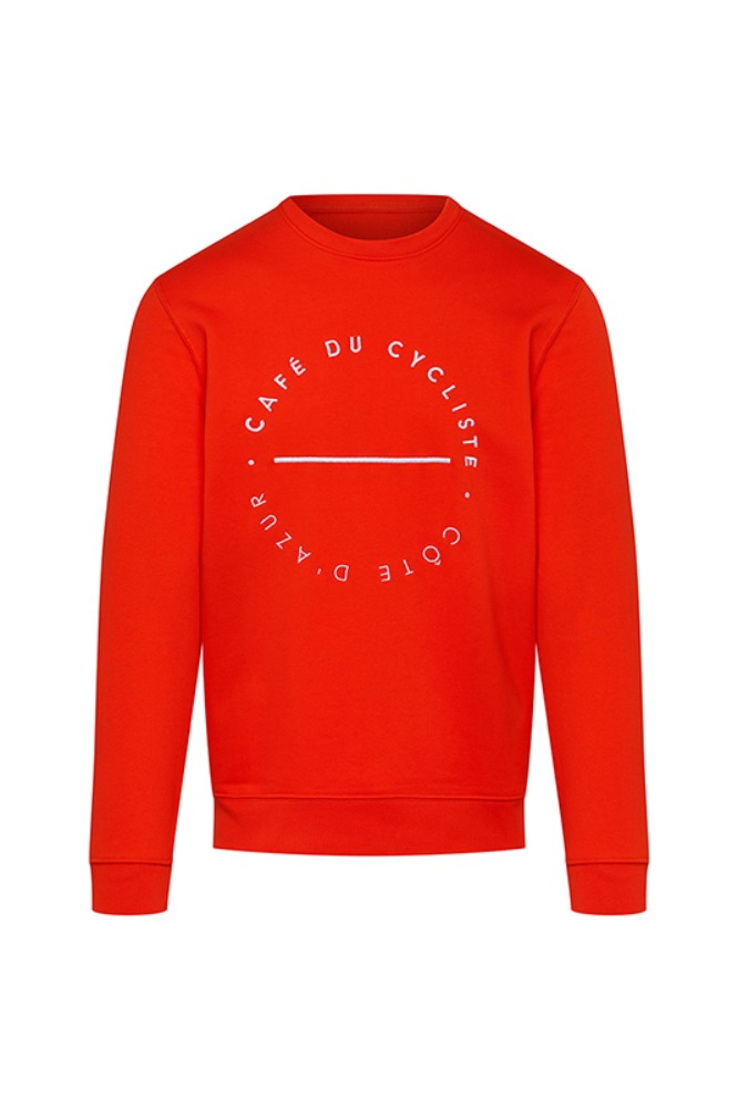 [Cafe Du Cycliste] UNISEX Clementine Classic Roundel Sweatshirts Tangerine 클레멘타인 클래식 라운델 스웨트셔츠 탠저린