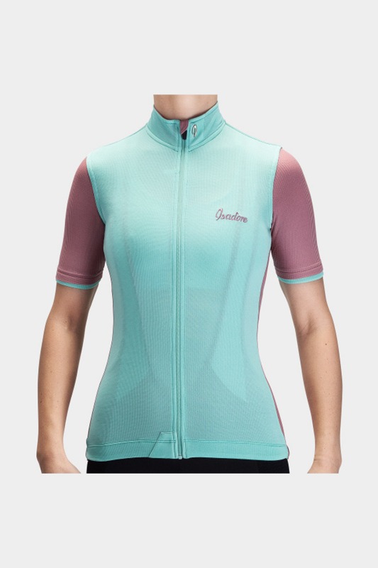 [이자도르] women&#039;s signature cycling jersey - messa rosa 시그니처 사이클링 저지 메사로사